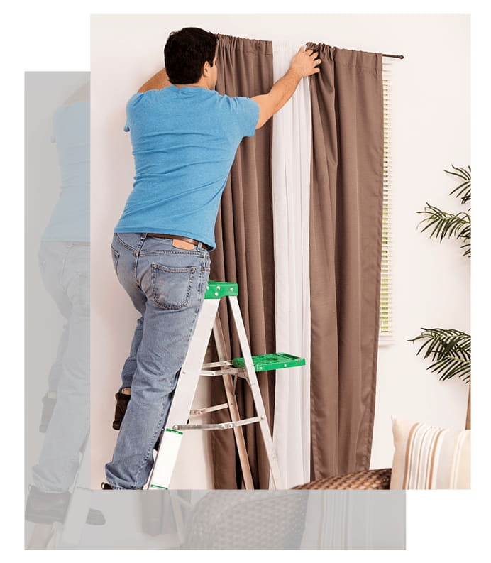 curtains installation