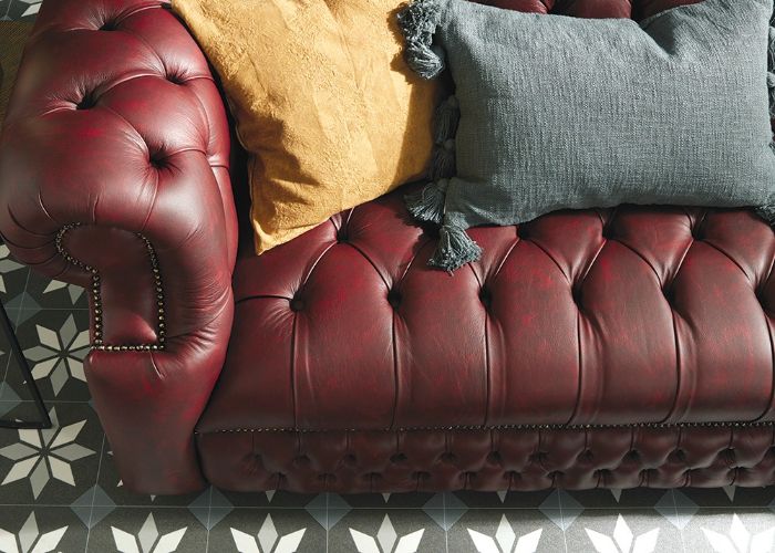 red color sofa upholstery