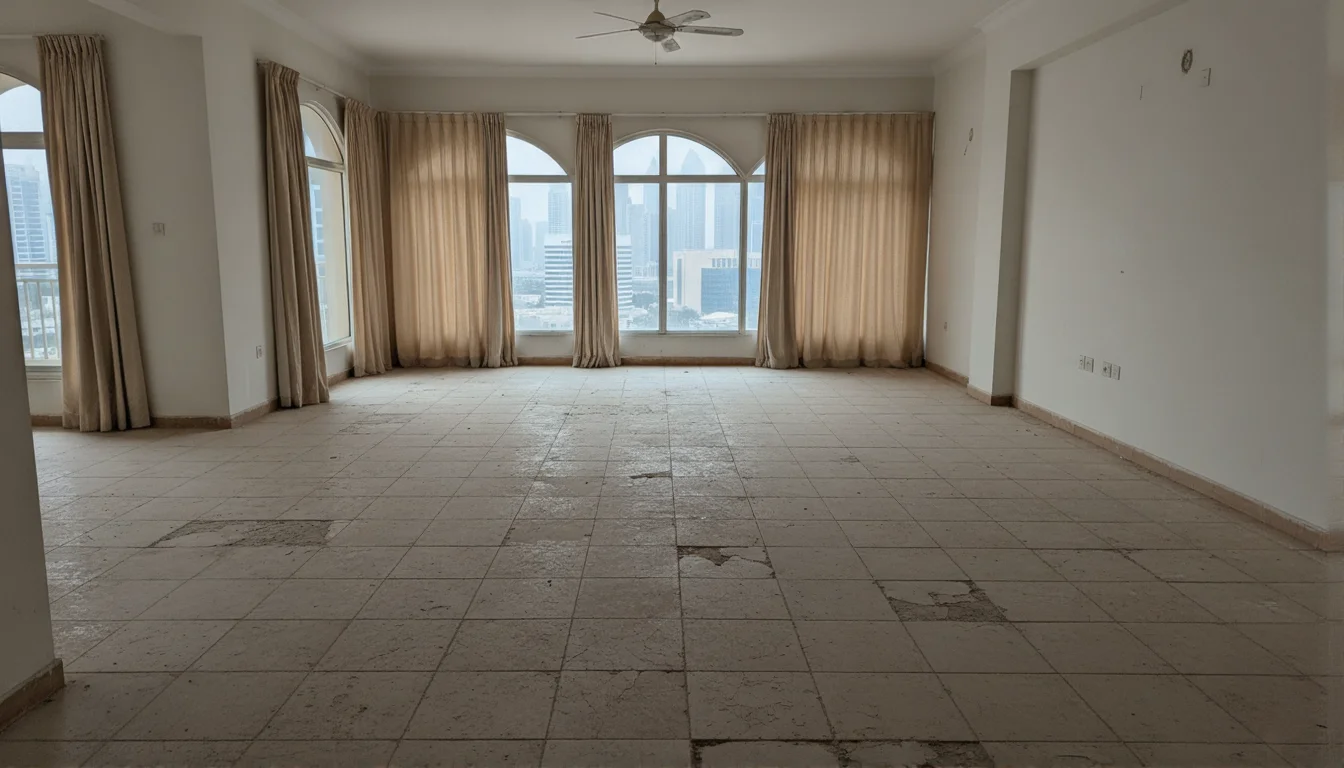 before wooden floor installation