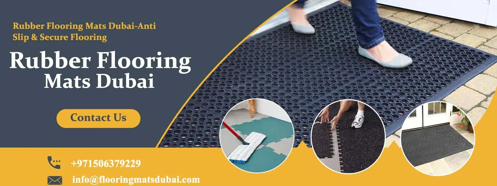 Rubber Flooring Mats Dubai Banner 1