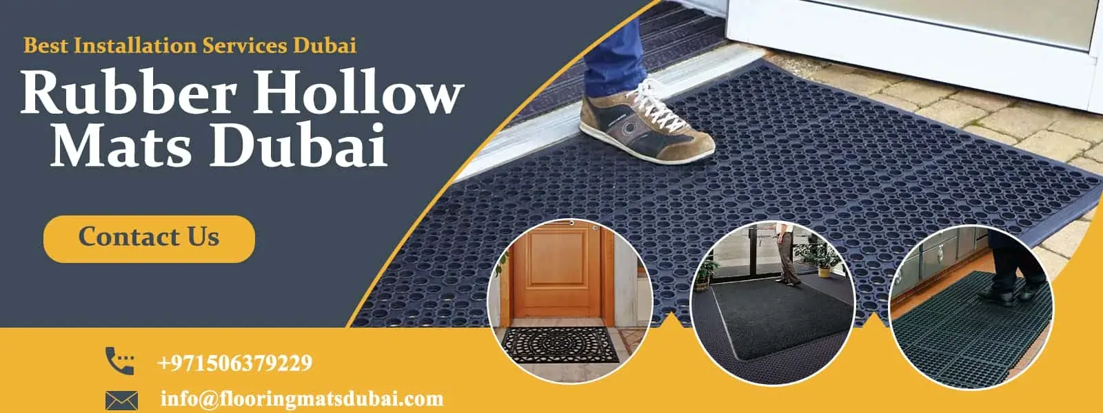 Rubber Mats Hollow Banner 1