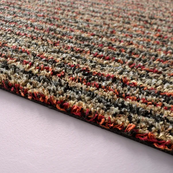 Marvel Striped Cotton Washable Doormat